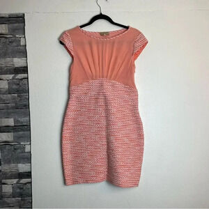Ports salmon color silk dress